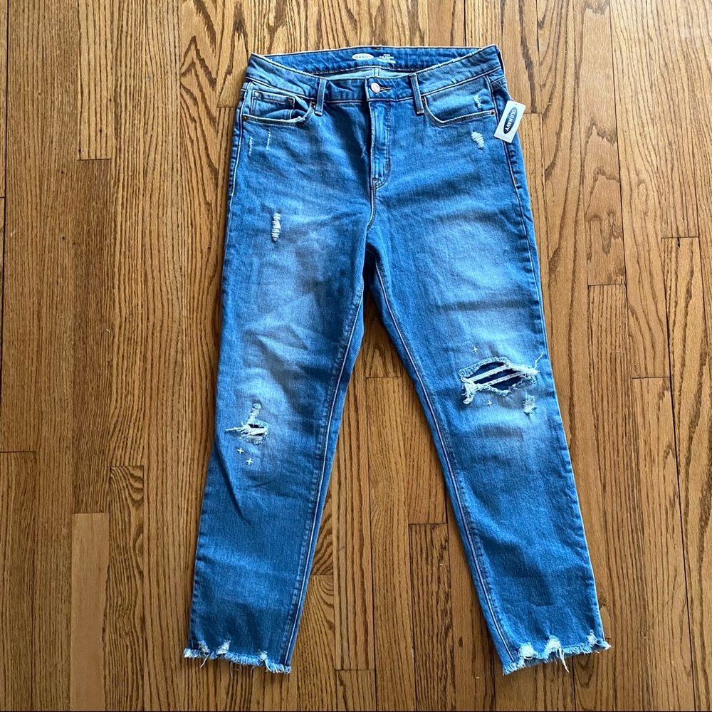 NWT Old Navy high rise Power Slim Straight jeans